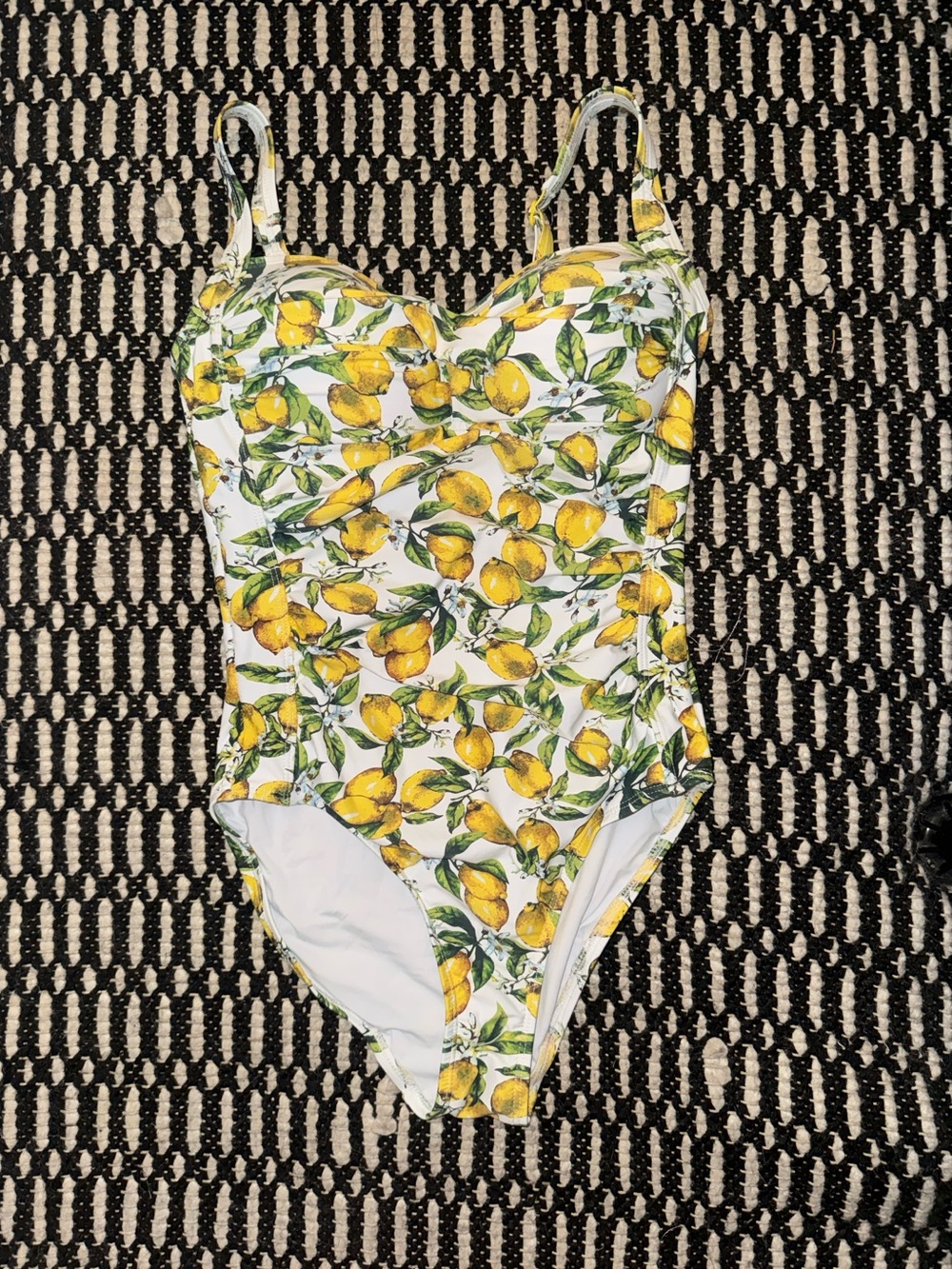 Niptuck Swim - Women’s Lemon Print One-Piece Swimsuit - Yellow size 6